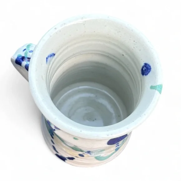 Bruce Larrabee Ceramic Large Mug Studio Pottery Hand Spun 70s - Picture 4 of 8